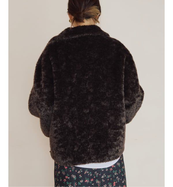 IENA LA BOUCLE「《予約》IENA LA BOUCLE リバーシブルフェイクファースエードブルゾン」|その他|