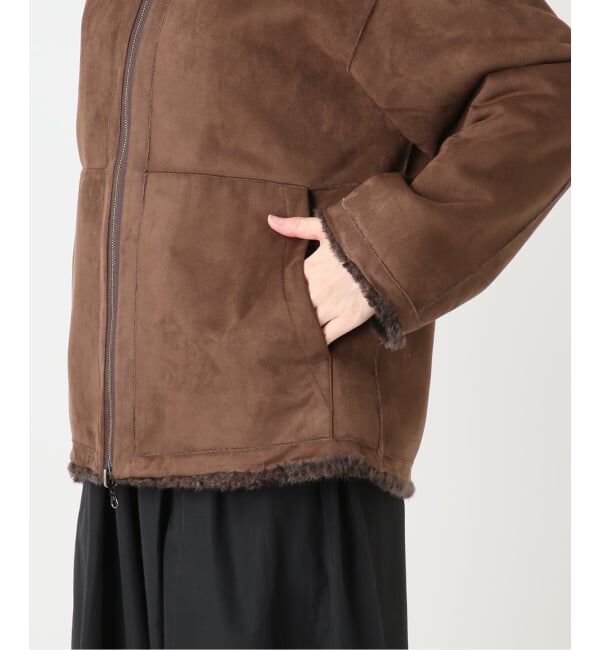 IENA LA BOUCLE「《予約》IENA LA BOUCLE リバーシブルフェイクファースエードブルゾン」|その他|