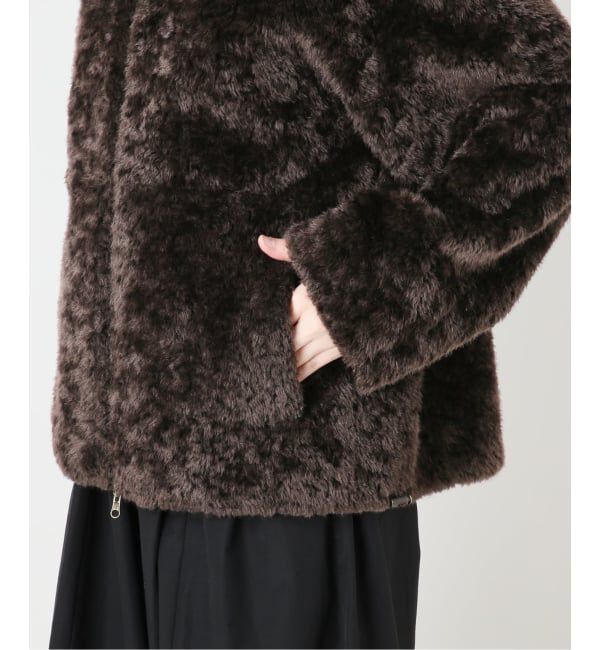 IENA LA BOUCLE「《予約》IENA LA BOUCLE リバーシブルフェイクファースエードブルゾン」|その他|