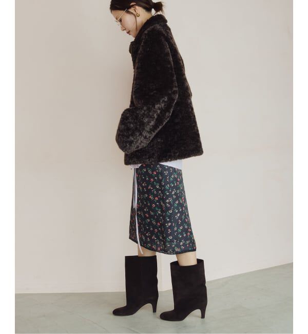 IENA LA BOUCLE「《予約》IENA LA BOUCLE リバーシブルフェイクファースエードブルゾン」|その他|