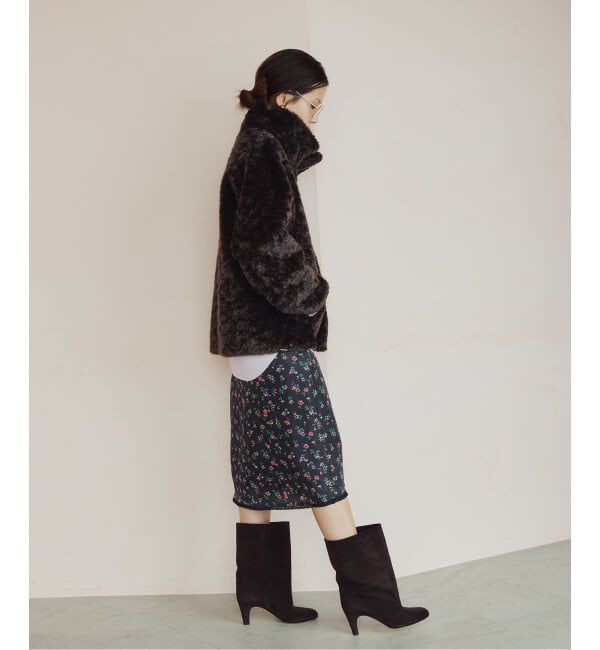IENA LA BOUCLE「《予約》IENA LA BOUCLE リバーシブルフェイクファースエードブルゾン」|その他|
