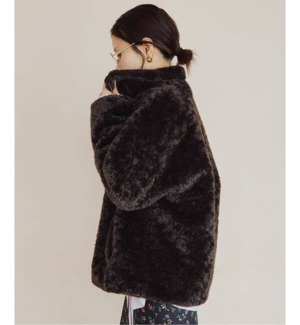 IENA LA BOUCLE「《予約》IENA LA BOUCLE リバーシブルフェイクファースエードブルゾン」|その他|