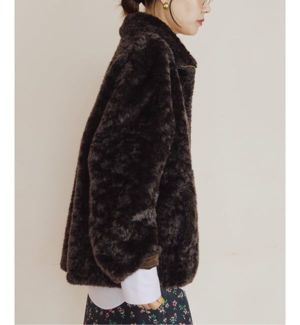IENA LA BOUCLE「《予約》IENA LA BOUCLE リバーシブルフェイクファースエードブルゾン」|その他|