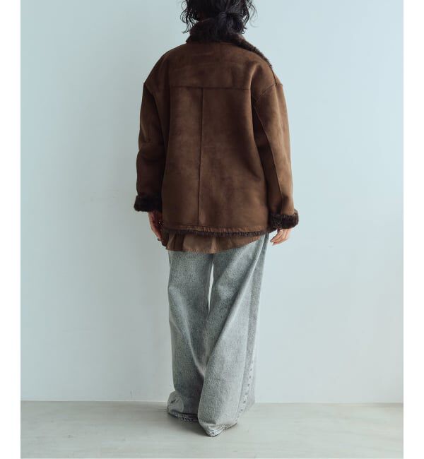 IENA LA BOUCLE「《予約》IENA LA BOUCLE リバーシブルフェイクファースエードブルゾン」|その他|