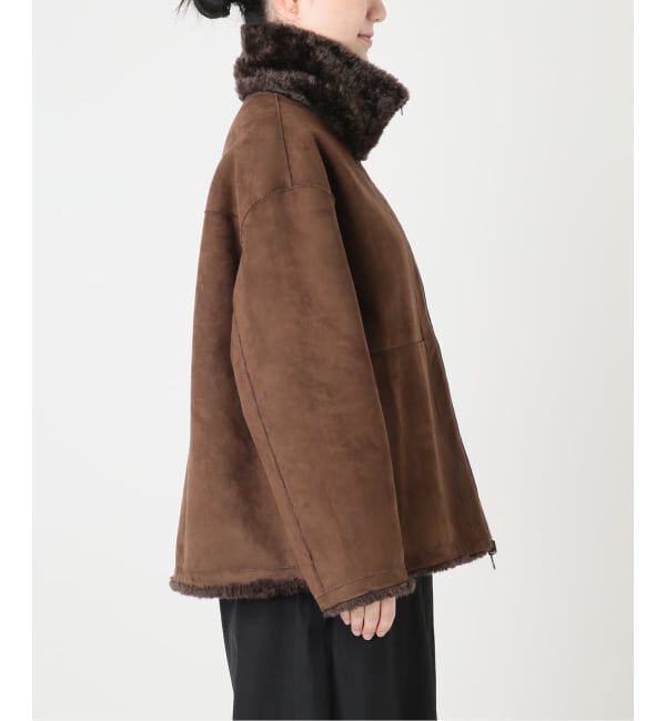 IENA LA BOUCLE「《予約》IENA LA BOUCLE リバーシブルフェイクファースエードブルゾン」|その他|