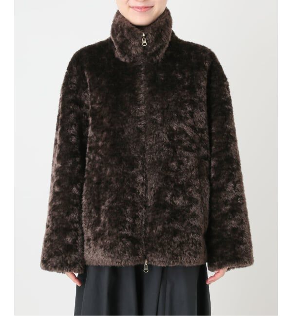 IENA LA BOUCLE「《予約》IENA LA BOUCLE リバーシブルフェイクファースエードブルゾン」|その他|