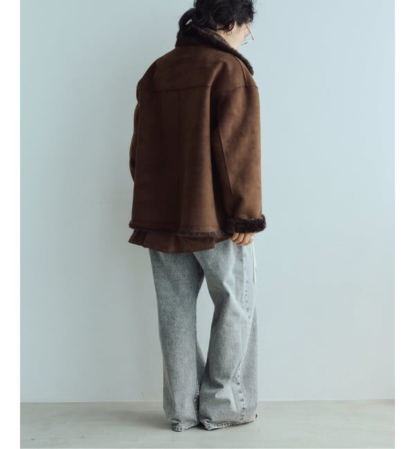 IENA LA BOUCLE「《予約》IENA LA BOUCLE リバーシブルフェイクファースエードブルゾン」|その他|