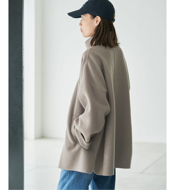 SLOBE IENA「《WEB・一部店舗限定/追加予約》souple woolダブルフェイススタンドコート」|その他|