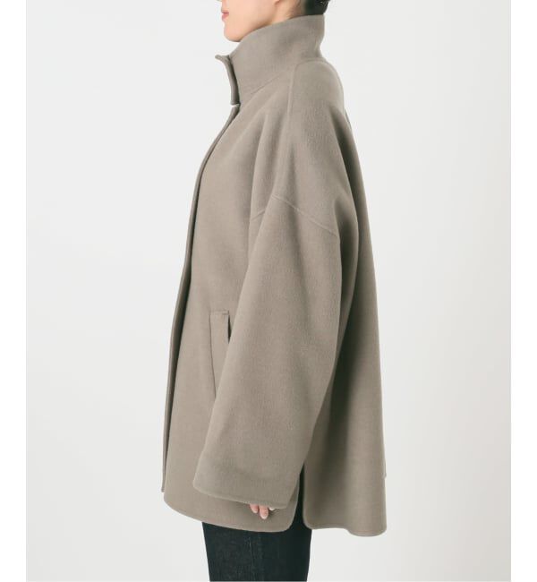 SLOBE IENA「《WEB・一部店舗限定/追加予約》souple woolダブルフェイススタンドコート」|その他|
