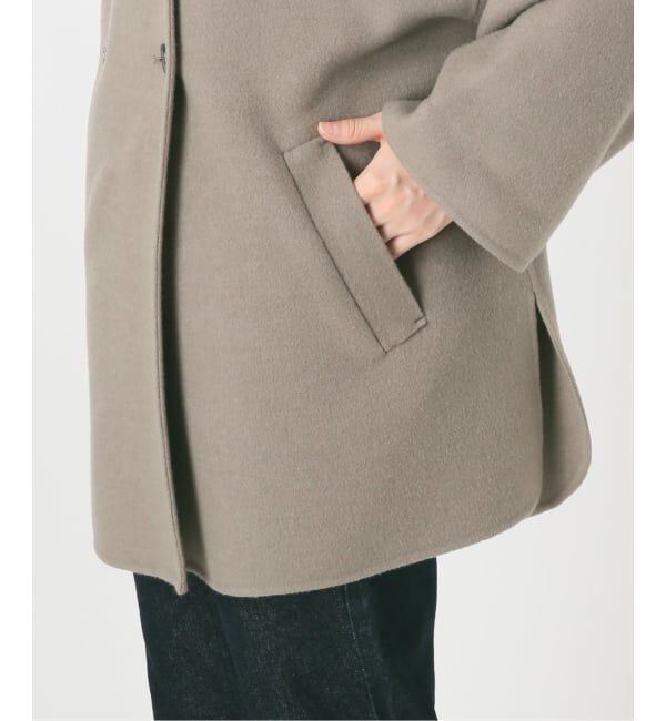 SLOBE IENA「《WEB・一部店舗限定/追加予約》souple woolダブルフェイススタンドコート」|その他|