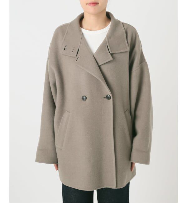 SLOBE IENA「《WEB・一部店舗限定/追加予約》souple woolダブルフェイススタンドコート」|その他|