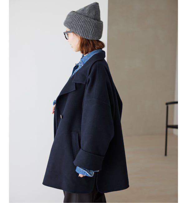 SLOBE IENA「《WEB・一部店舗限定/追加予約》souple woolダブルフェイススタンドコート」|その他|