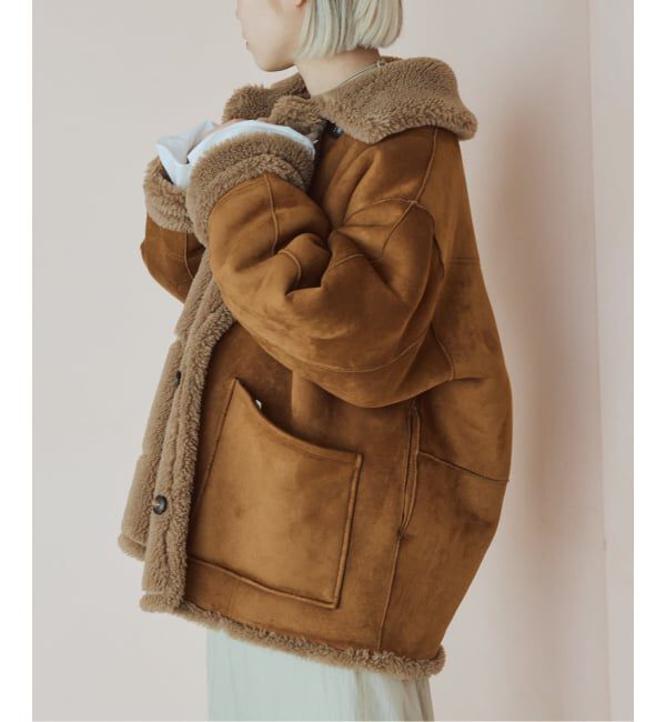 IENA LA BOUCLE「《予約》venit ヴェニット 別注リバーシブルボアコート VEJ-5544-A」|その他|