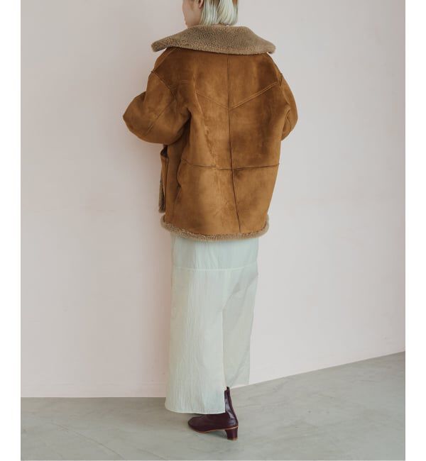 IENA LA BOUCLE「《予約》venit ヴェニット 別注リバーシブルボアコート VEJ-5544-A」|その他|