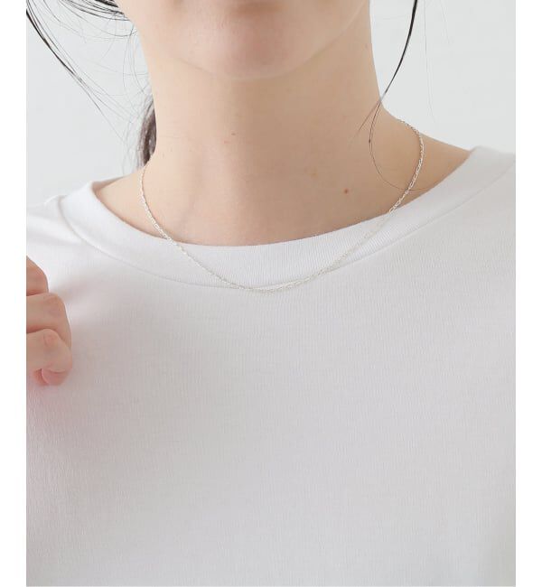 IENA LA BOUCLE「POLY THINGS ポリーシングス Figaro 1:1 chain PLC007S-40」|ネックレス|
