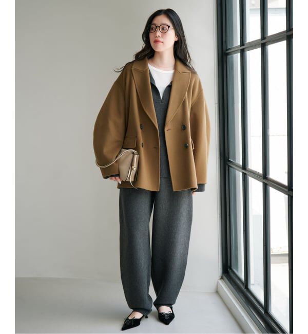 IENA「《予約》Super160 フォルムハーフコート」|その他|