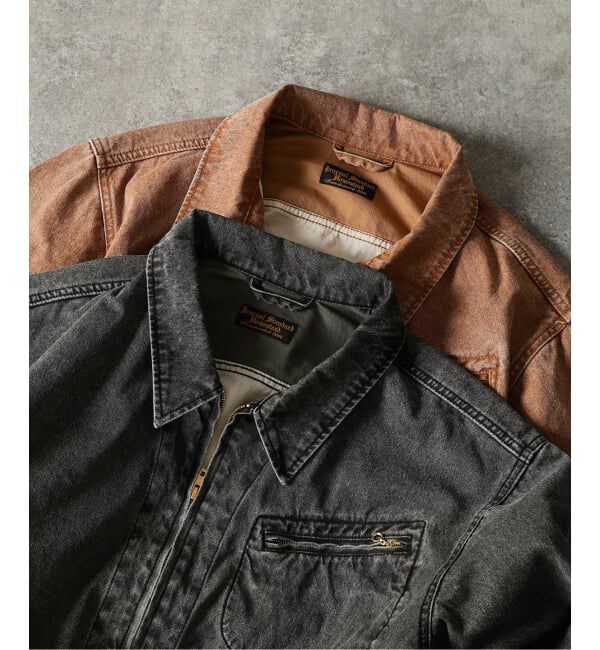 J.S.Homestead「J.S.Homestead / ピグメント キャンバス ジップ ジャケット」|その他|