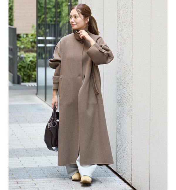 JOURNAL STANDARD「《追加予約》ヤクウールリバーバルカラーコート」|ステンカラーコート|