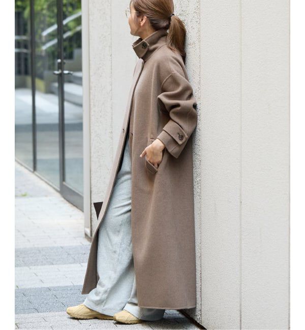 JOURNAL STANDARD「《追加予約》ヤクウールリバーバルカラーコート」|ステンカラーコート|