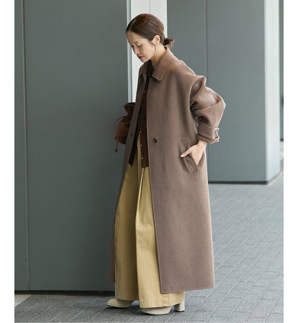 JOURNAL STANDARD「《追加予約》ヤクウールリバーバルカラーコート」|ステンカラーコート|