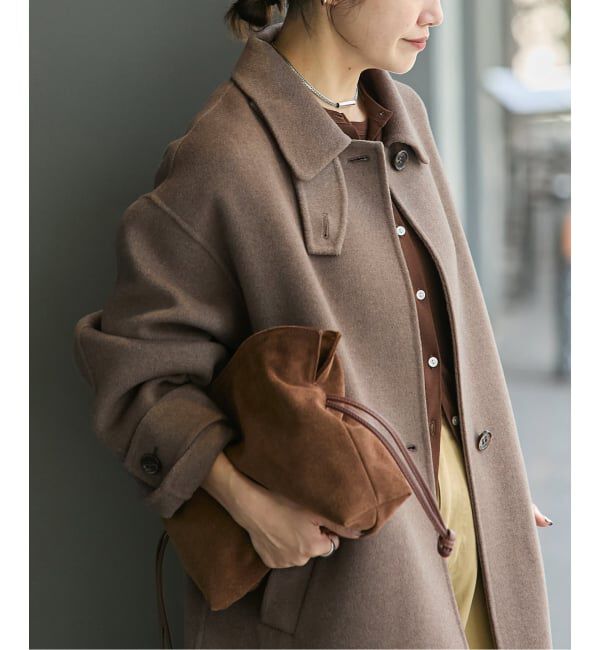 JOURNAL STANDARD「《追加予約》ヤクウールリバーバルカラーコート」|ステンカラーコート|