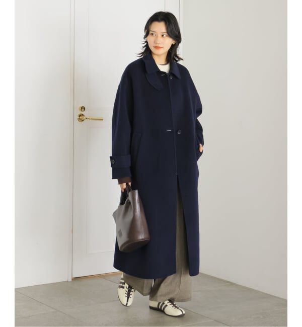 JOURNAL STANDARD「《追加予約》ヤクウールリバーバルカラーコート」|ステンカラーコート|