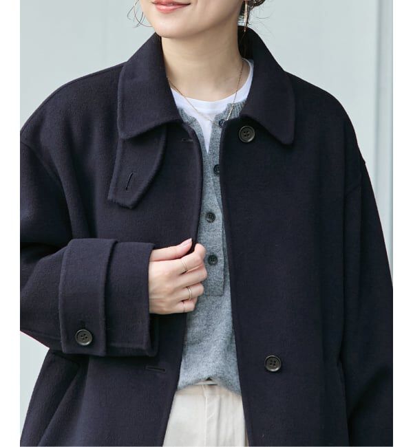 JOURNAL STANDARD「《追加予約》ヤクウールリバーバルカラーコート」|ステンカラーコート|