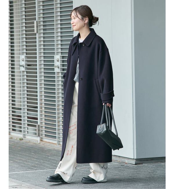 JOURNAL STANDARD「《追加予約》ヤクウールリバーバルカラーコート」|ステンカラーコート|