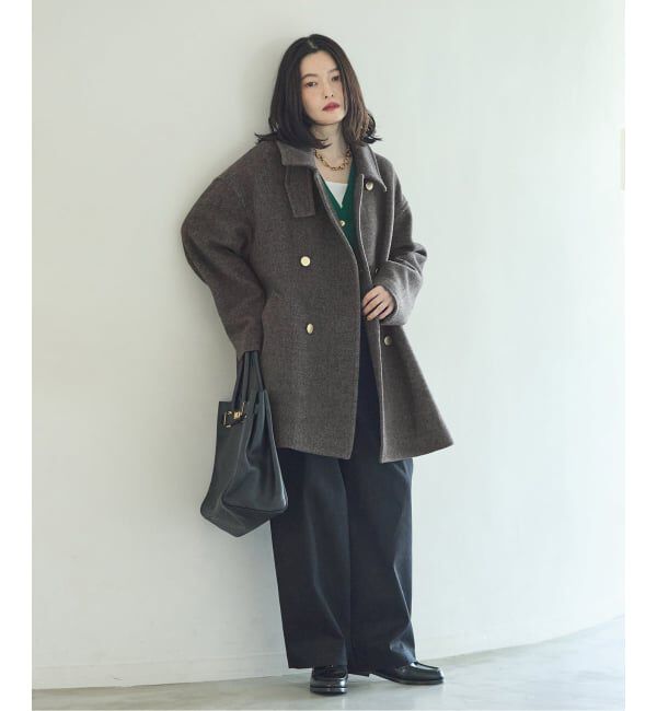 journal standard L'essage「《予約》SUPER120/MANTECO ステンカラーコート」|ステンカラーコート|