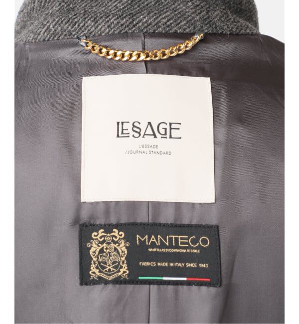 journal standard L'essage「《予約》SUPER120/MANTECO ステンカラーコート」|ステンカラーコート|