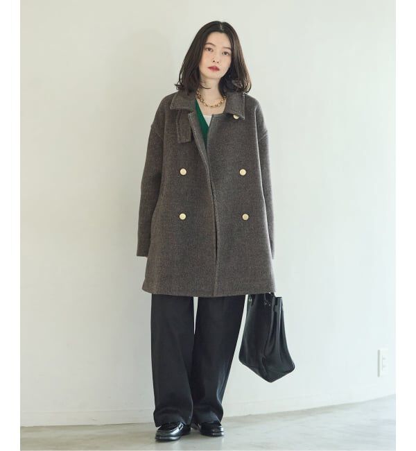 journal standard L'essage「《予約》SUPER120/MANTECO ステンカラーコート」|ステンカラーコート|