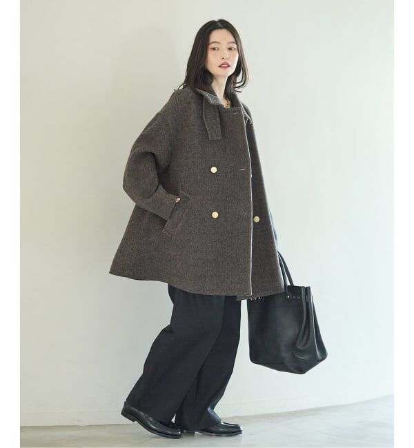 journal standard L'essage「《予約》SUPER120/MANTECO ステンカラーコート」|ステンカラーコート|
