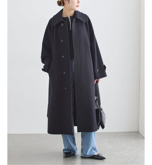 journal standard L'essage「《予約》SUPER100モッサバルカラーコート」|ステンカラーコート|