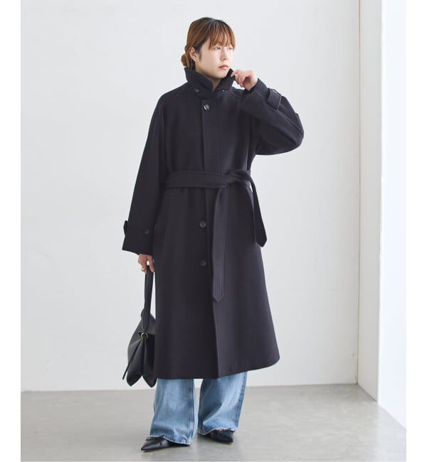 journal standard L'essage「《予約》SUPER100モッサバルカラーコート」|ステンカラーコート|