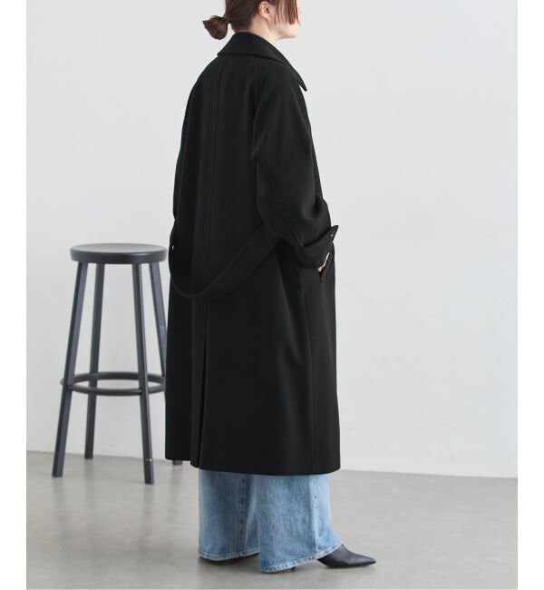 journal standard L'essage「《予約》SUPER100モッサ/GIOLICAチェック バルカラーコート」|ステンカラーコート|