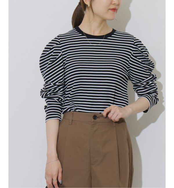 JOURNAL STANDARD relume「《予約》スリーブコンシャスロンT」|Tシャツ・カットソー|ブラック A