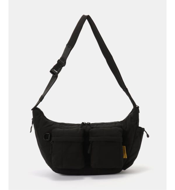 JOURNAL STANDARD relume「【KiU/キウ】 PADDED W-POCKET SHOULDER BAG」|ショルダー・メッセンジャー|ブラック