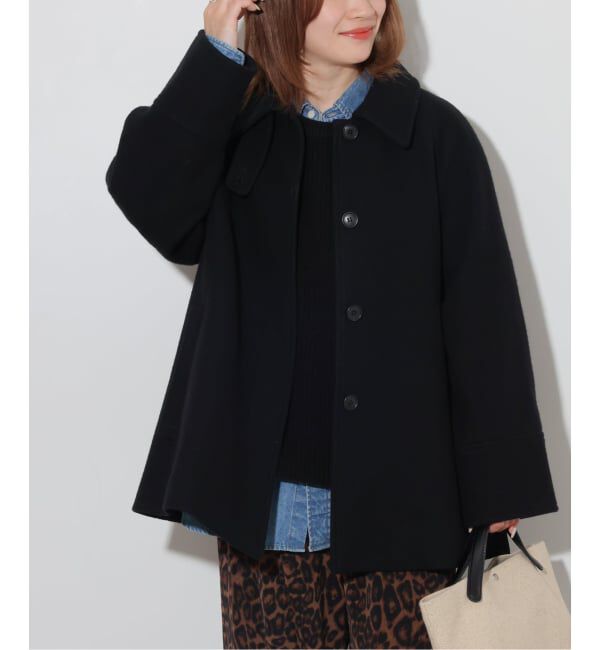 JOURNAL STANDARD relume「《追加予約 / 新色》尾州ウールスーパー100Aラインコート」|ステンカラーコート|