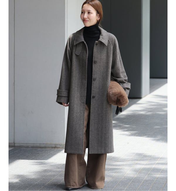 JOURNAL STANDARD relume「《予約》尾州ウールスーパー100ステンカラーコート」|ステンカラーコート|