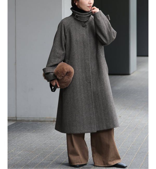 JOURNAL STANDARD relume「《予約》尾州ウールスーパー100ステンカラーコート」|ステンカラーコート|