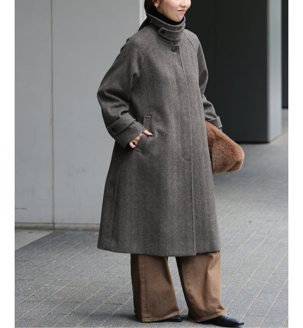 JOURNAL STANDARD relume「《予約》尾州ウールスーパー100ステンカラーコート」|ステンカラーコート|