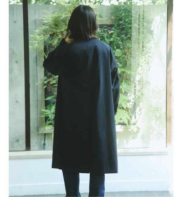 JOURNAL STANDARD「《予約》コットン ギャバジン フロー コート」|ステンカラーコート|