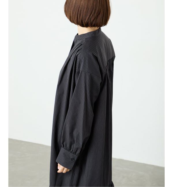 journal standard L'essage「SIDOGRASストライプ/デシンマキシワンピース」|ワンピース|