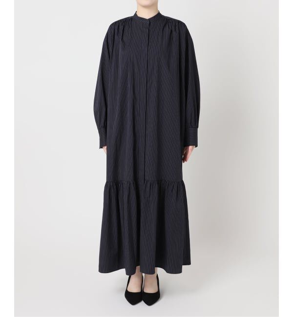 journal standard L'essage「SIDOGRASストライプ/デシンマキシワンピース」|ワンピース|