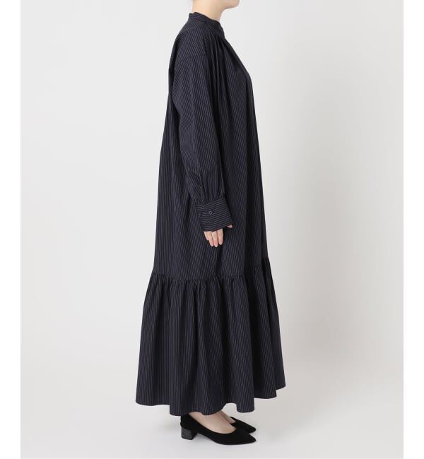 journal standard L'essage「SIDOGRASストライプ/デシンマキシワンピース」|ワンピース|