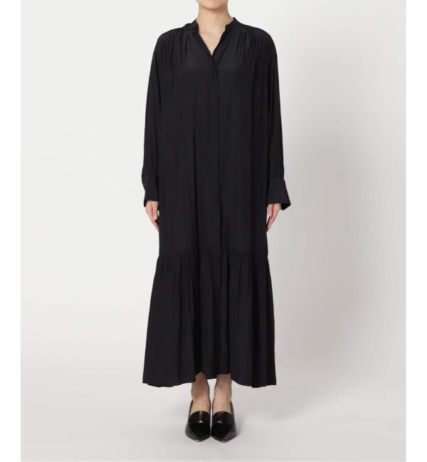 journal standard L'essage「SIDOGRASストライプ/デシンマキシワンピース」|ワンピース|