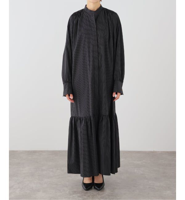 journal standard L'essage「SIDOGRASストライプ/デシンマキシワンピース」|ワンピース|