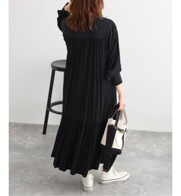 journal standard L'essage「SIDOGRASストライプ/デシンマキシワンピース」|ワンピース|