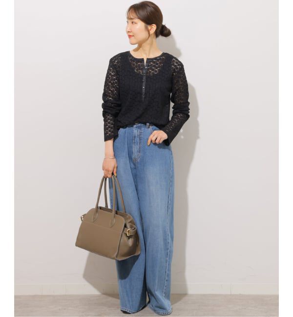 JOURNAL STANDARD relume「《予約》ストレッチレース2WAYプルオーバー」|Tシャツ・カットソー|