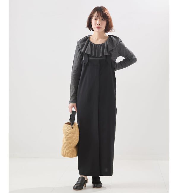 journal standard L'essage「《一部WEB限定カラー/予約》Miller*Uhr 別注 Frill Collar Tops カットソー」|Tシャツ・カットソー|